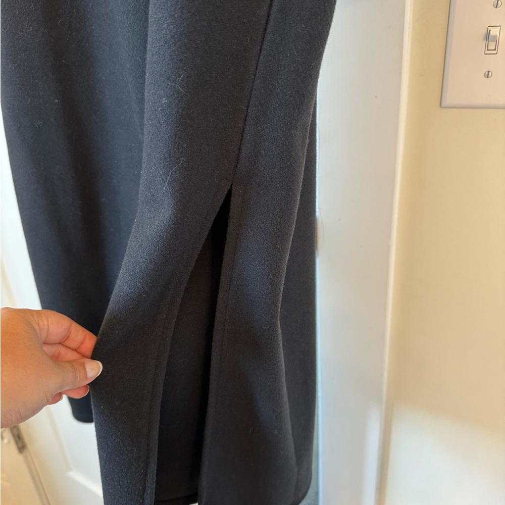 Sweatshirt/sweater dress L, sweater cuffs and neckline. Casual, with side slits - Picture 4 of 4